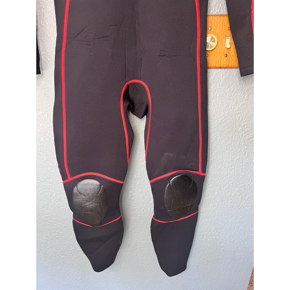 Rip Curl Classic Elastomax 3:2 Wetsuit Womens Medium Black Red Full Suit - Picture 3 of 15